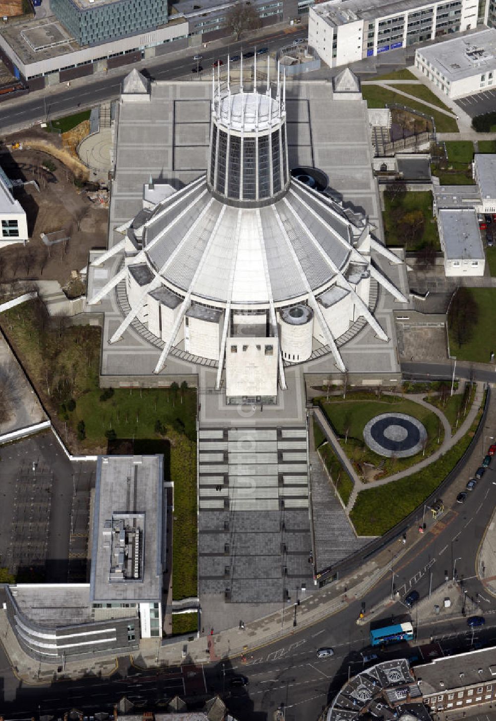 Luftaufnahme Liverpool - Liverpool Metropolitan Cathedral