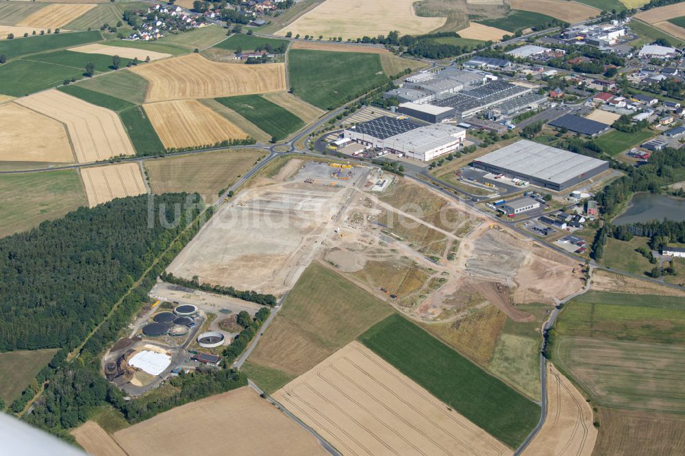 Kemnath von oben - Ländliches Industrie- und Gewerbegebiet in Kemnath im Bundesland Bayern, Deutschland