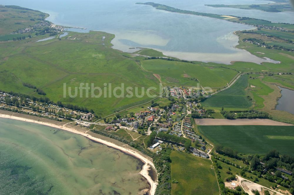 Luftbild Lobbe - Lobbe Insel / Island Rügen