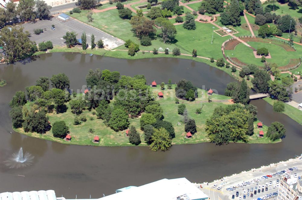 BLOEMFONTEIN von oben - Loch Logan in Bloemfontein, Südafrika