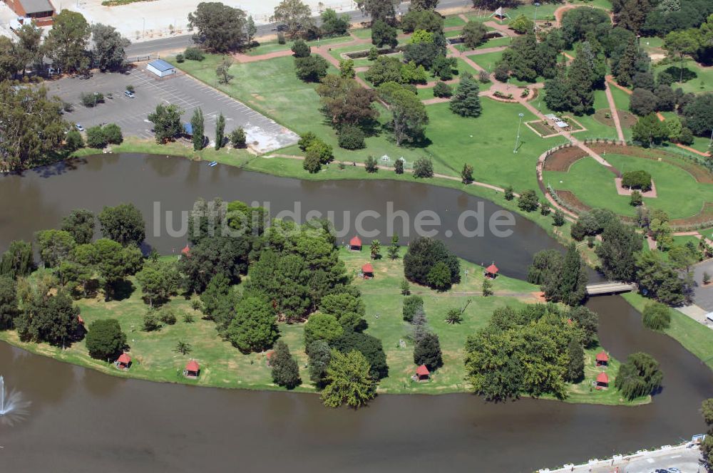 BLOEMFONTEIN aus der Vogelperspektive: Loch Logan in Bloemfontein, Südafrika