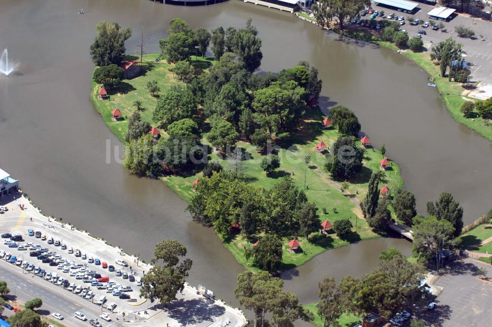 Luftaufnahme BLOEMFONTEIN - Loch Logan in Bloemfontein, Südafrika