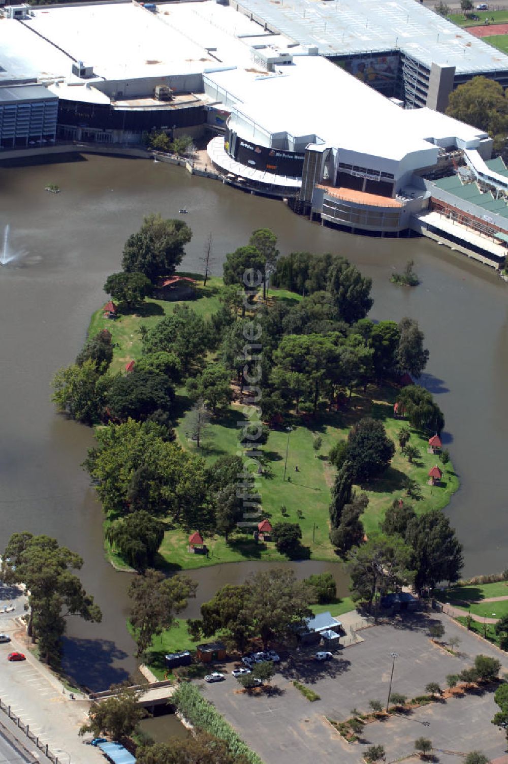 BLOEMFONTEIN von oben - Loch Logan in Bloemfontein, Südafrika