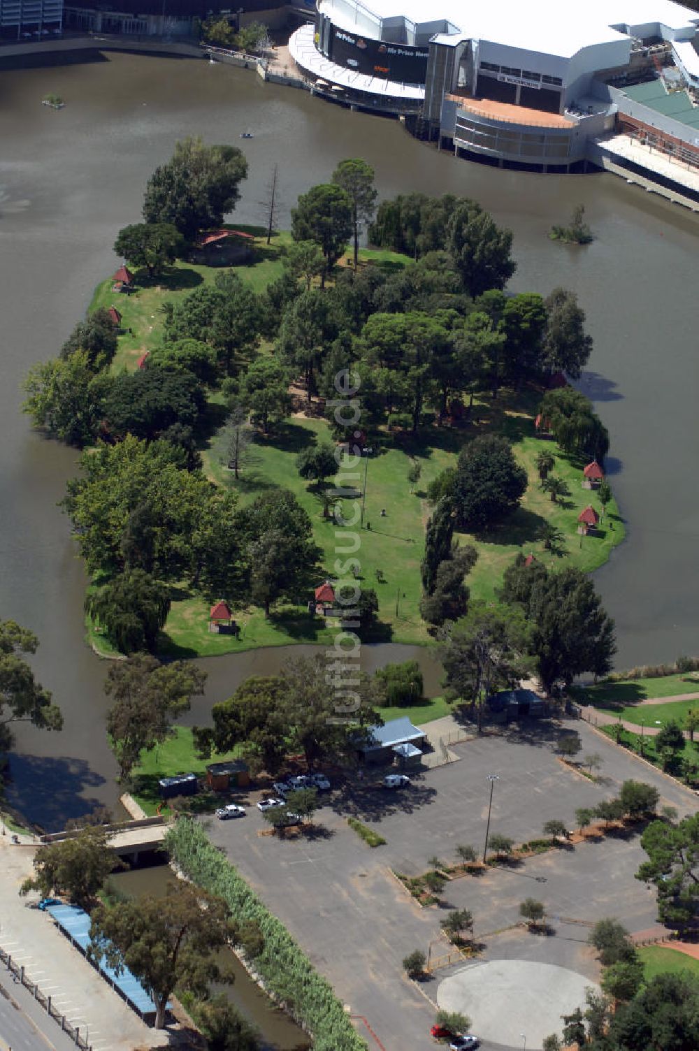 BLOEMFONTEIN aus der Vogelperspektive: Loch Logan in Bloemfontein, Südafrika