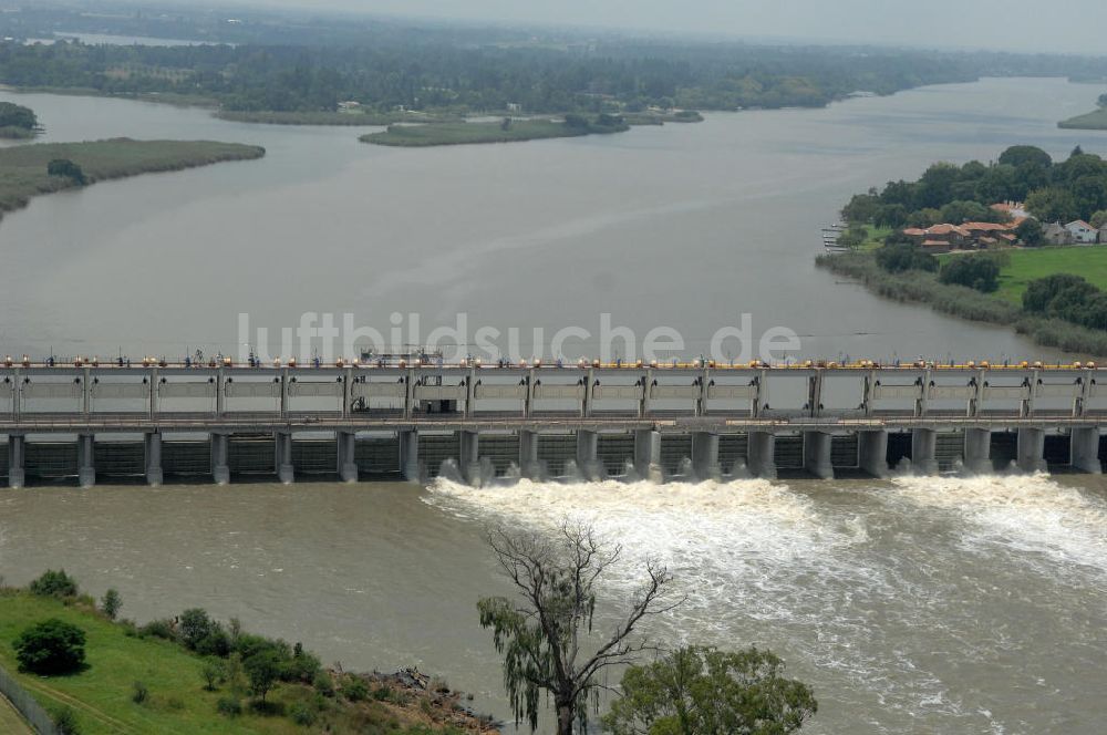 Lochvaal von oben - Lochvaal Staudamm - The Vaal Dam near Lochvaal