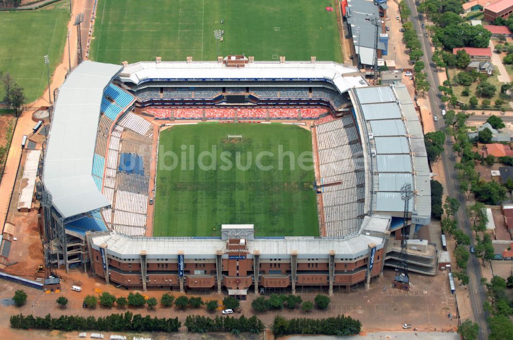 Pretoria von oben - Loftus Versfeld Stadion / Stadium in Pretoria in Südafrika / South Africa