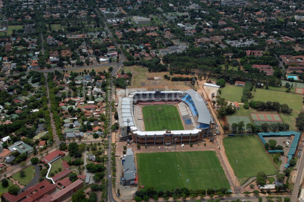 Luftbild Pretoria - Loftus Versfeld Stadion / Stadium in Pretoria in Südafrika / South Africa