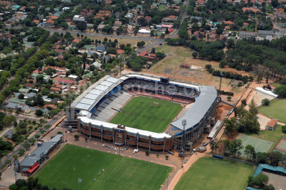 Pretoria von oben - Loftus Versfeld Stadion / Stadium in Pretoria in Südafrika / South Africa