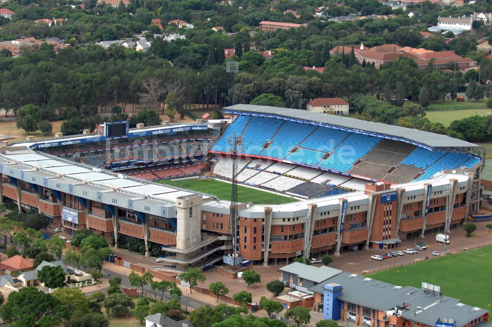 Pretoria aus der Vogelperspektive: Loftus Versfeld Stadion / Stadium in Pretoria in Südafrika / South Africa