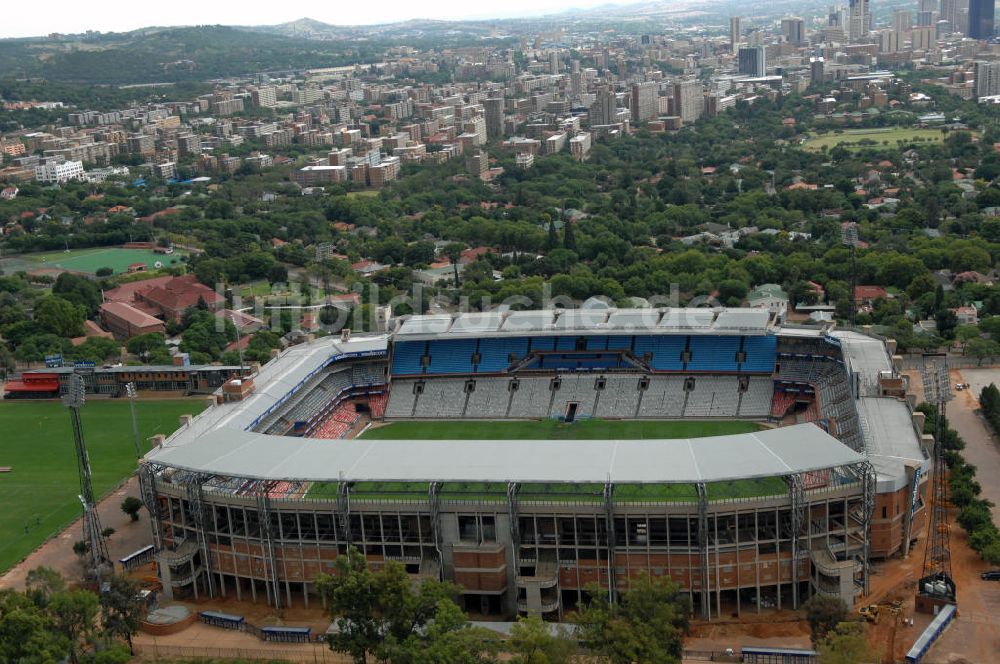 Pretoria von oben - Loftus Versfeld Stadion / Stadium in Pretoria in Südafrika / South Africa