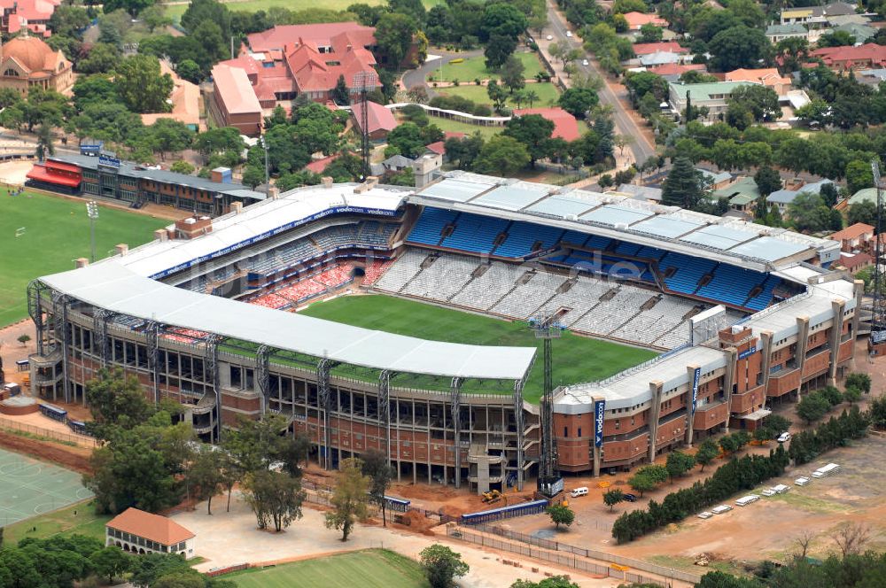 Pretoria von oben - Loftus Versfeld Stadion / Stadium Pretoria Südafrika / South Africa