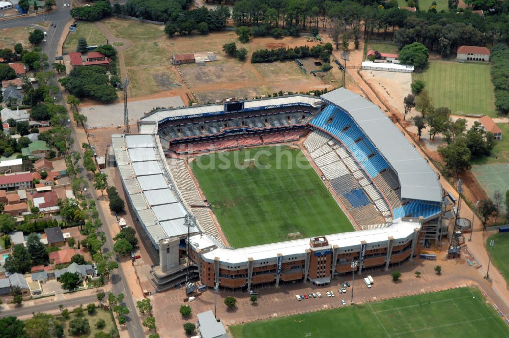 Pretoria aus der Vogelperspektive: Loftus Versfeld Stadion / Stadium ...