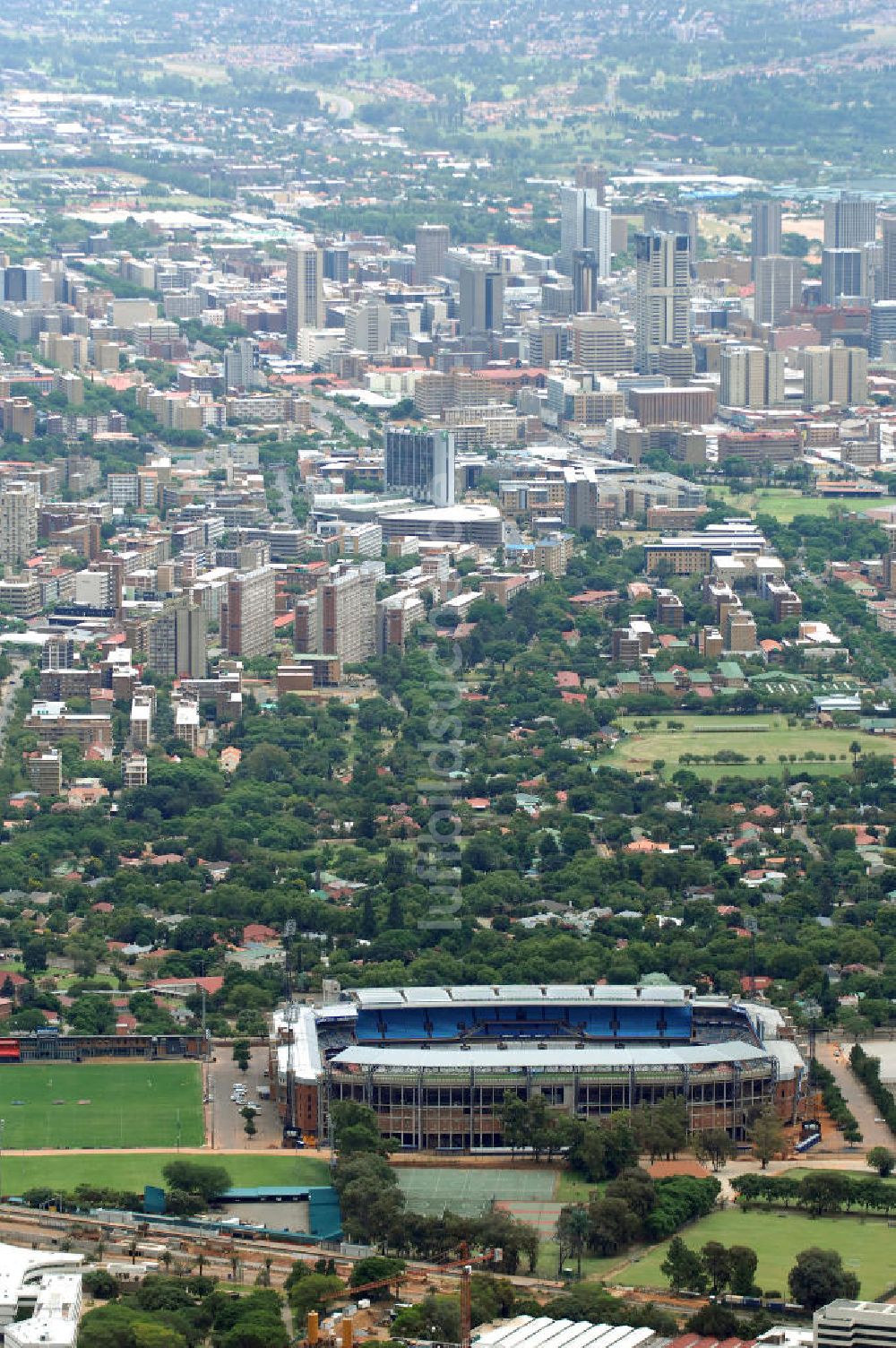 Luftbild Pretoria - Loftus Versfeld Stadion / Stadium in Pretoria in Südafrika / South Africa