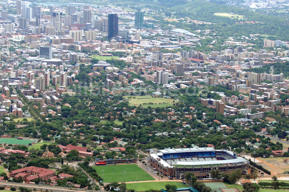 Luftaufnahme Pretoria - Loftus Versfeld Stadion / Stadium in Pretoria in Südafrika / South Africa