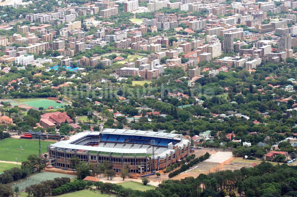 Pretoria von oben - Loftus Versfeld Stadion / Stadium in Pretoria in Südafrika / South Africa