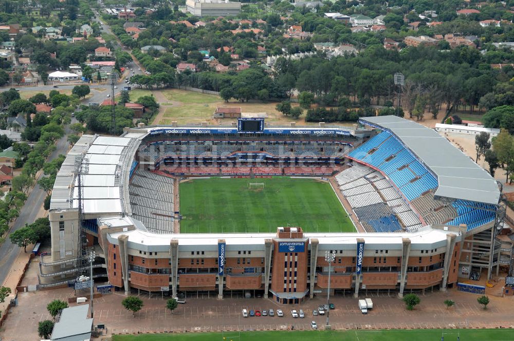 Pretoria von oben - Loftus Versfeld Stadion / Stadium in Pretoria in Südafrika / South Africa