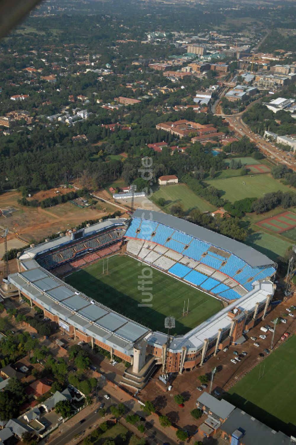 Luftaufnahme Pretoria - Loftus Versfeld Stadion / Stadium in Pretoria in Südafrika / South Africa