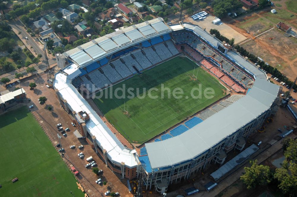 Pretoria von oben - Loftus Versfeld Stadion / Stadium in Pretoria in Südafrika / South Africa