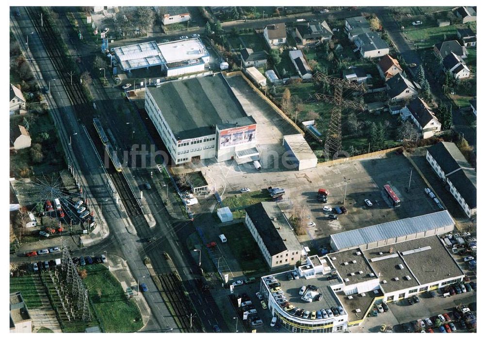 Luftaufnahme Berlin - Hohenschönhausen - Logistikzentrum der DEVON SB - Lagerung an der Hansastraße 216 in 13051 Berlin - Hohenschönhausen (tel.: 030-98313810).