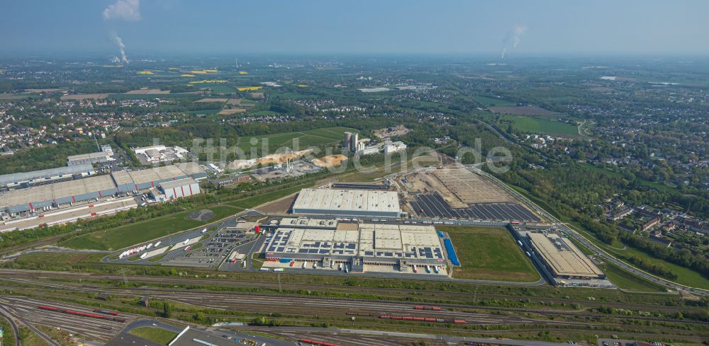 Luftaufnahme Dortmund - Logistikzentrum der REWE DORTMUND Großhandel eG in Dortmund im Bundesland Nordrhein-Westfalen, Deutschland