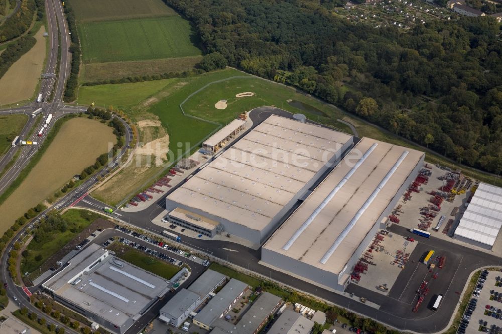 Luftbild Krefeld - Logistikzentrum der Siemens Real Estate an der Duisburger Straße in Krefeld im Bundesland Nordrhein-Westfalen