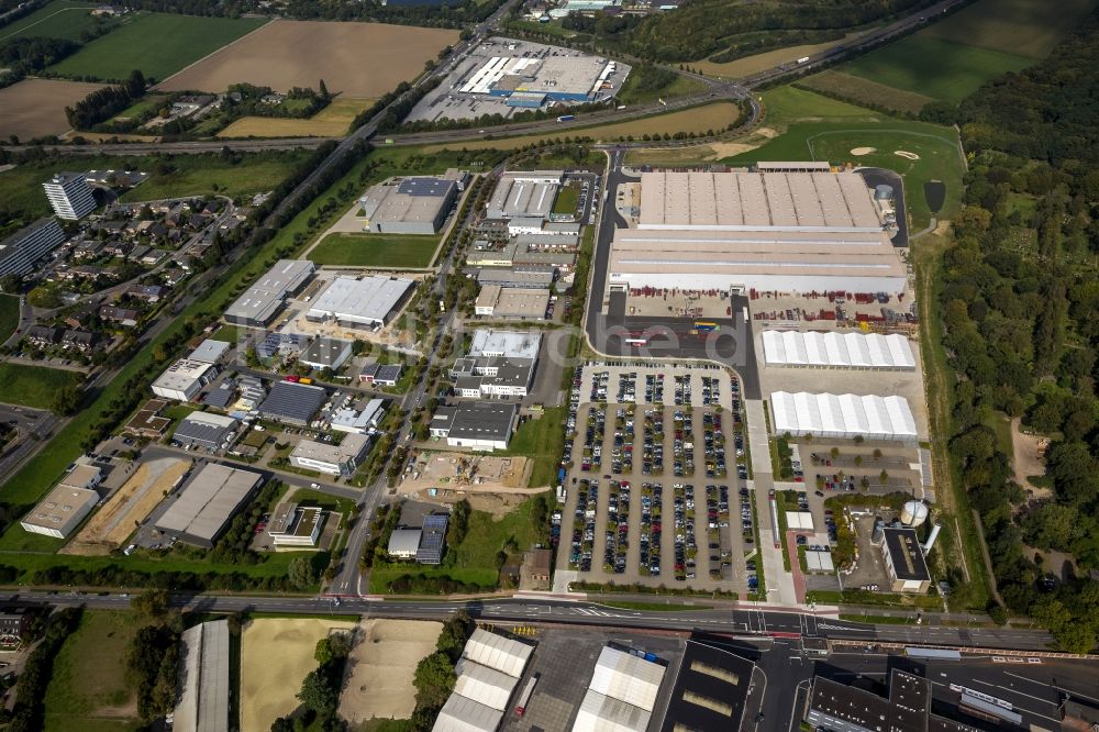 Luftbild Krefeld - Logistikzentrum der Siemens Real Estate an der Duisburger Straße in Krefeld im Bundesland Nordrhein-Westfalen