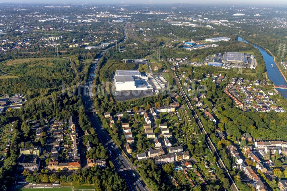 Wanne-Eickel von oben - Logistikzentrums der NORDFROST GmbH & Co. KG in Wanne-Eickel im Bundesland Nordrhein-Westfalen, Deutschland