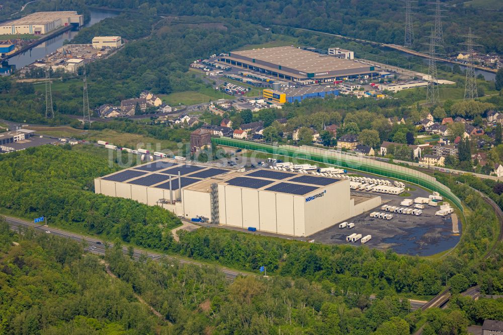 Luftaufnahme Wanne-Eickel - Logistikzentrums der NORDFROST GmbH & Co. KG in Wanne-Eickel im Bundesland Nordrhein-Westfalen, Deutschland