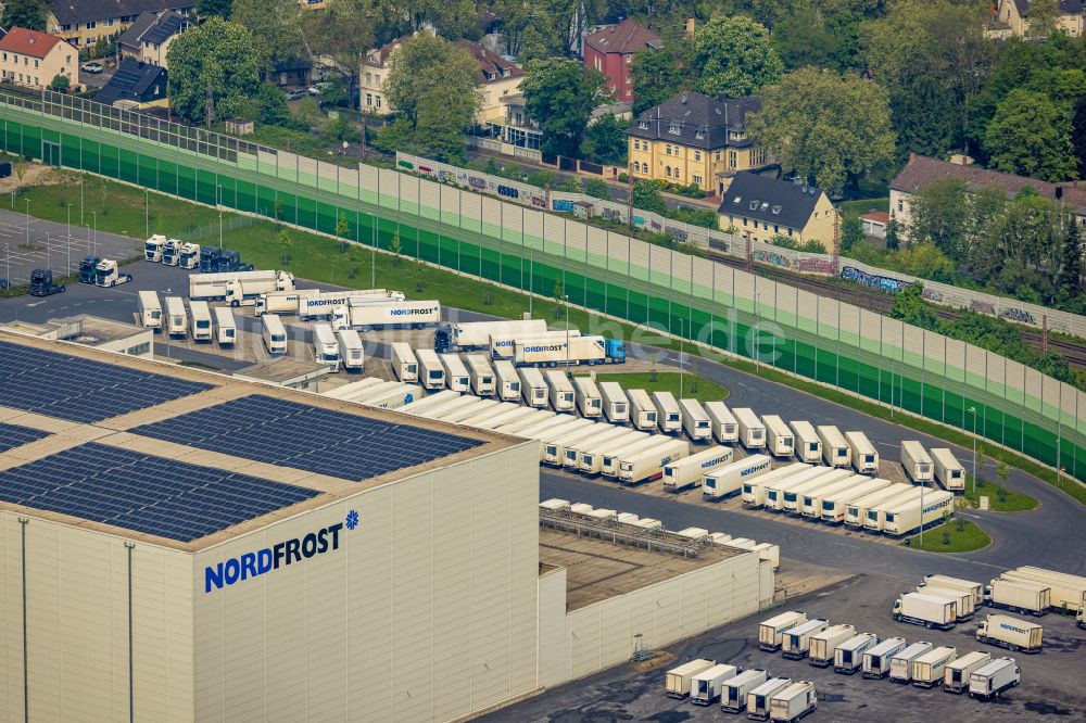 Wanne-Eickel von oben - Logistikzentrums der NORDFROST GmbH & Co. KG in Wanne-Eickel im Bundesland Nordrhein-Westfalen, Deutschland