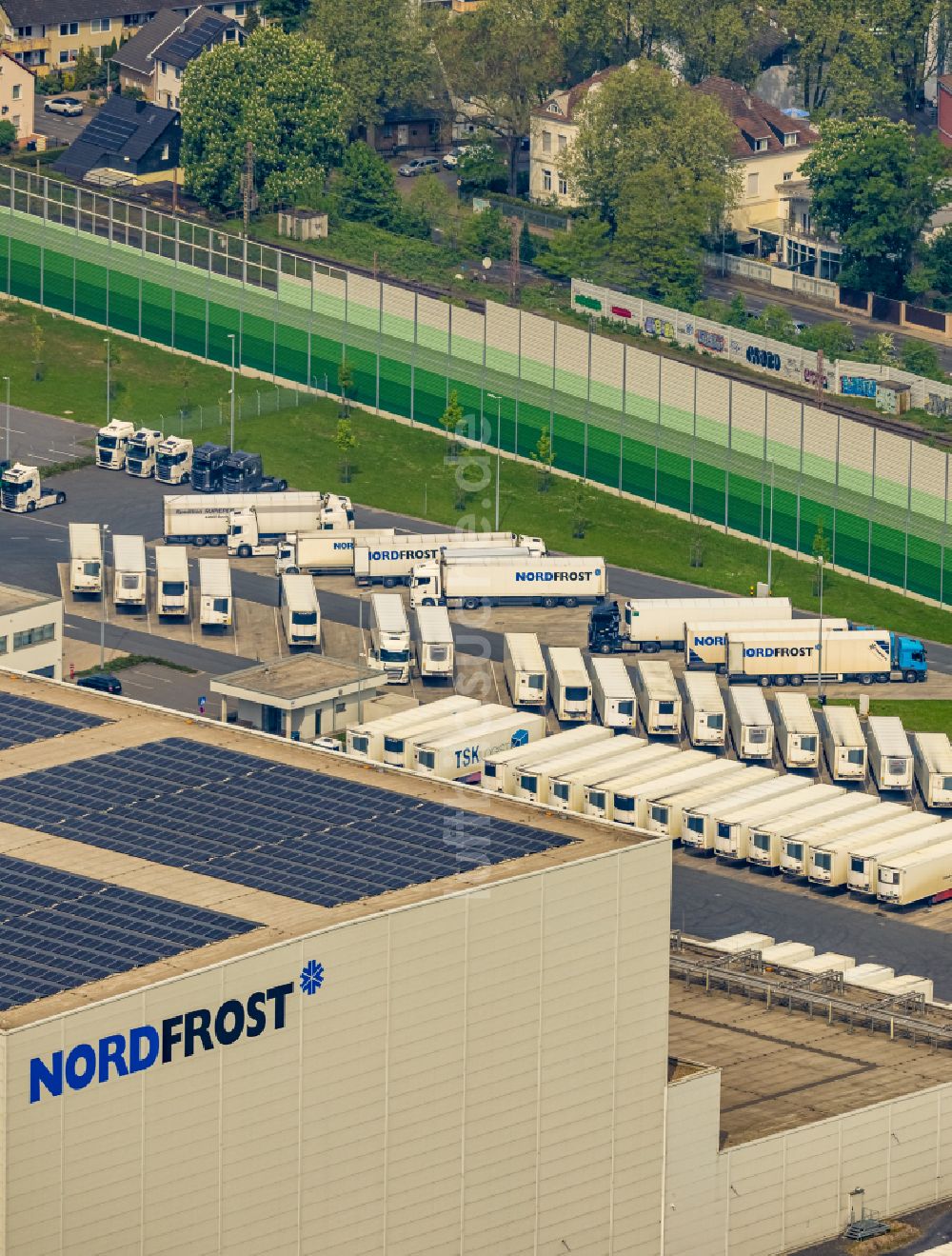 Luftbild Wanne-Eickel - Logistikzentrums der NORDFROST GmbH & Co. KG in Wanne-Eickel im Bundesland Nordrhein-Westfalen, Deutschland