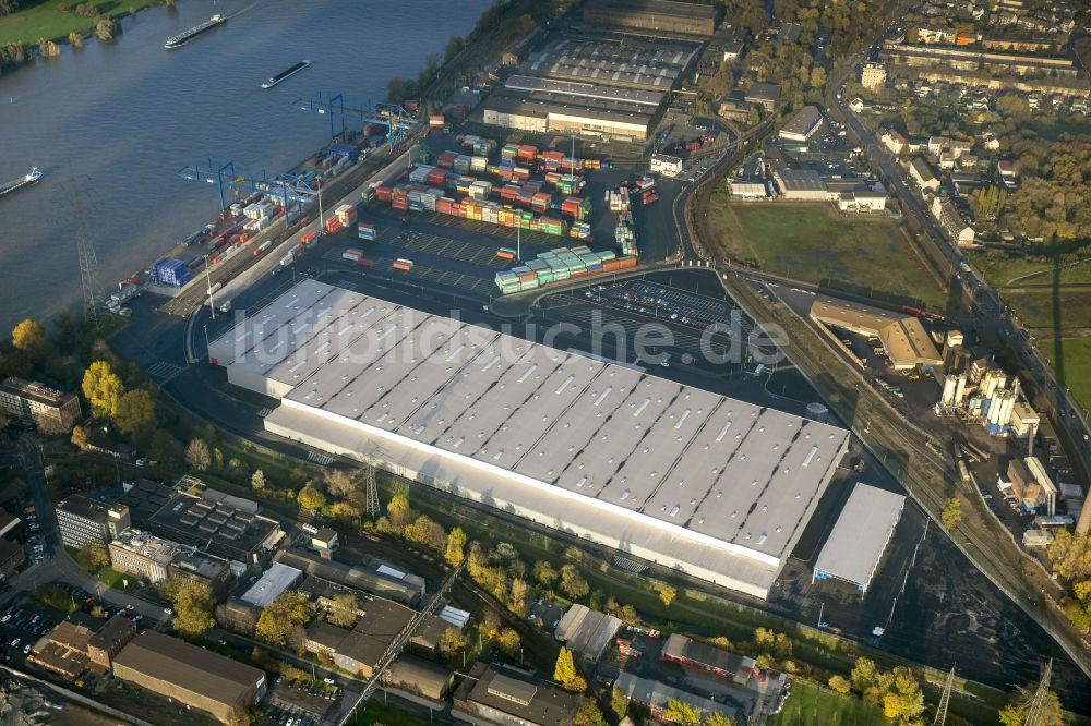 Luftaufnahme Duisburg - Logport II des Audi- Logistikzentrum bei Duisburg im Ruhrgebiet in Nordrhein-Westfalen