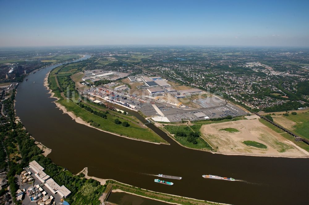 Duisburg aus der Vogelperspektive: Logport I in Duisburg im Bundesland Nordrhein-Westfalen