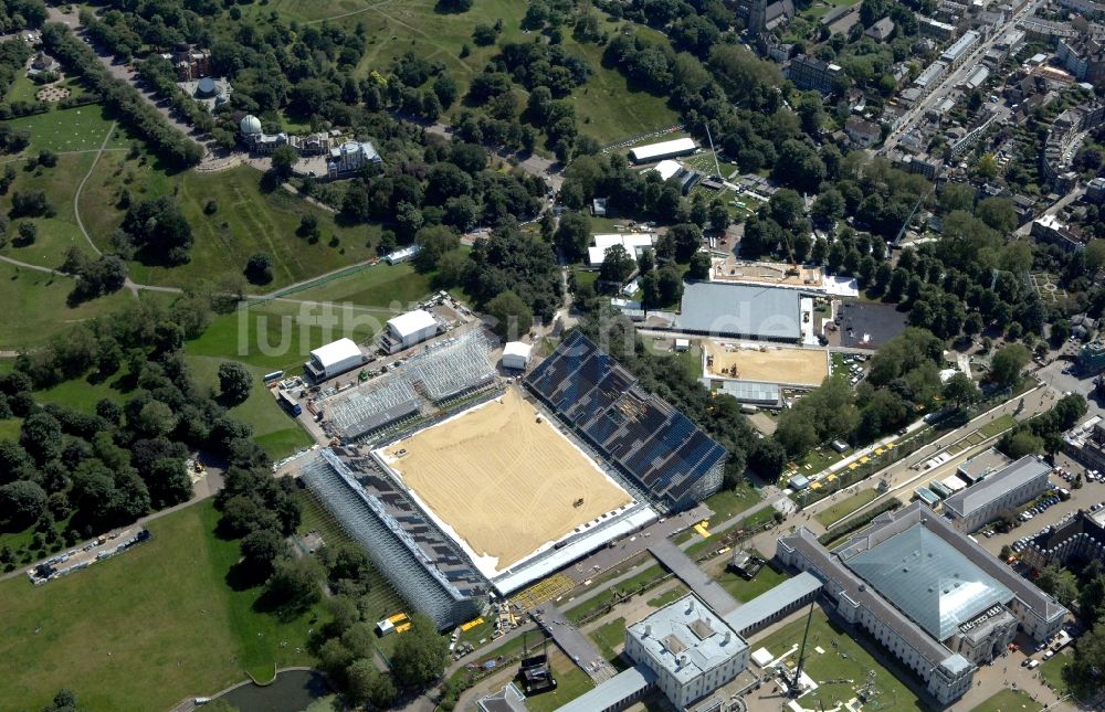 Luftbild London - London Olympia 2012 - Reitstadion Greenwich Park