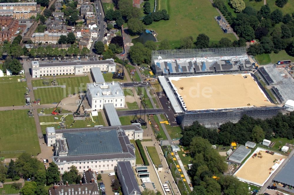 Luftbild London - London Olympia 2012 - Reitstadion Greenwich Park