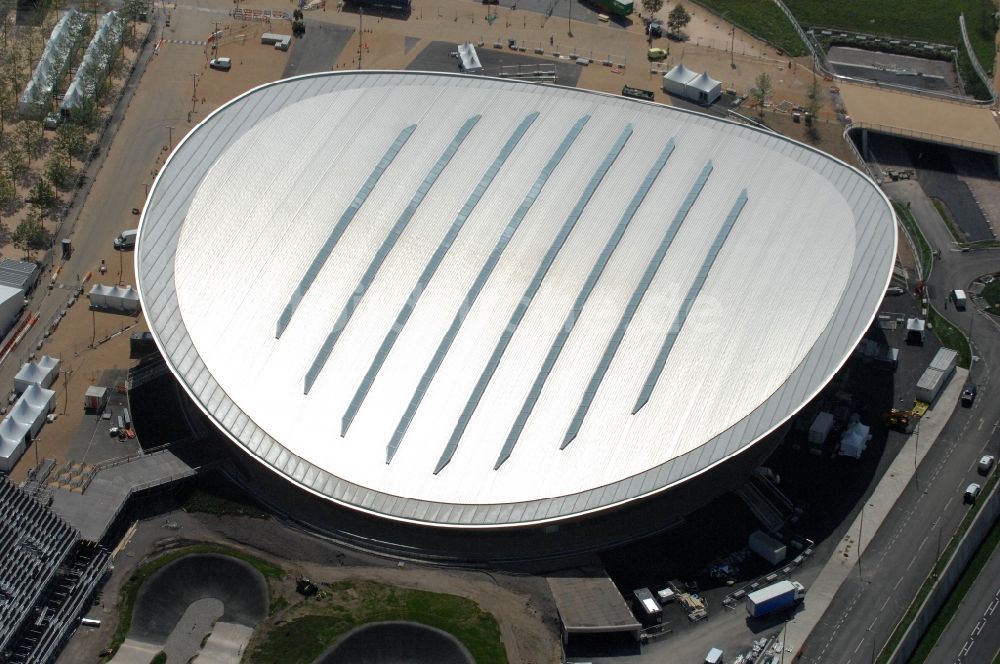 London von oben - London Velopark im Olympiapark und ein Austragungsort der Olympischen Spiele 2012