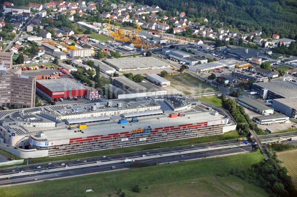 Weiterstadt von oben - Loop 5 Shopping Center in Weiterstadt im Bundesland Hessen