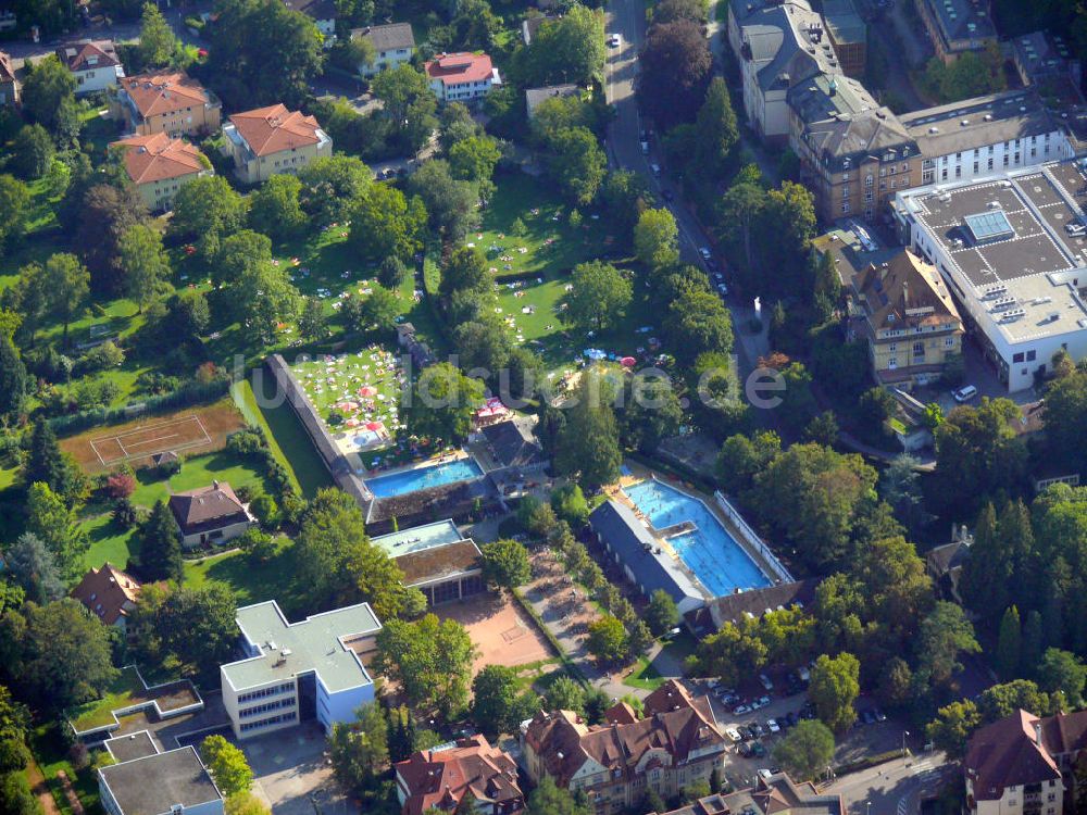 Luftbild Freiburg im Breisgau - Lorettobad in Freiburg, Baden-Württemberg