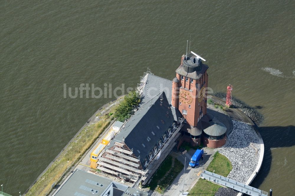 Hamburg aus der Vogelperspektive: Lotsenstation Seemannshöft in Hamburg-Waltershof