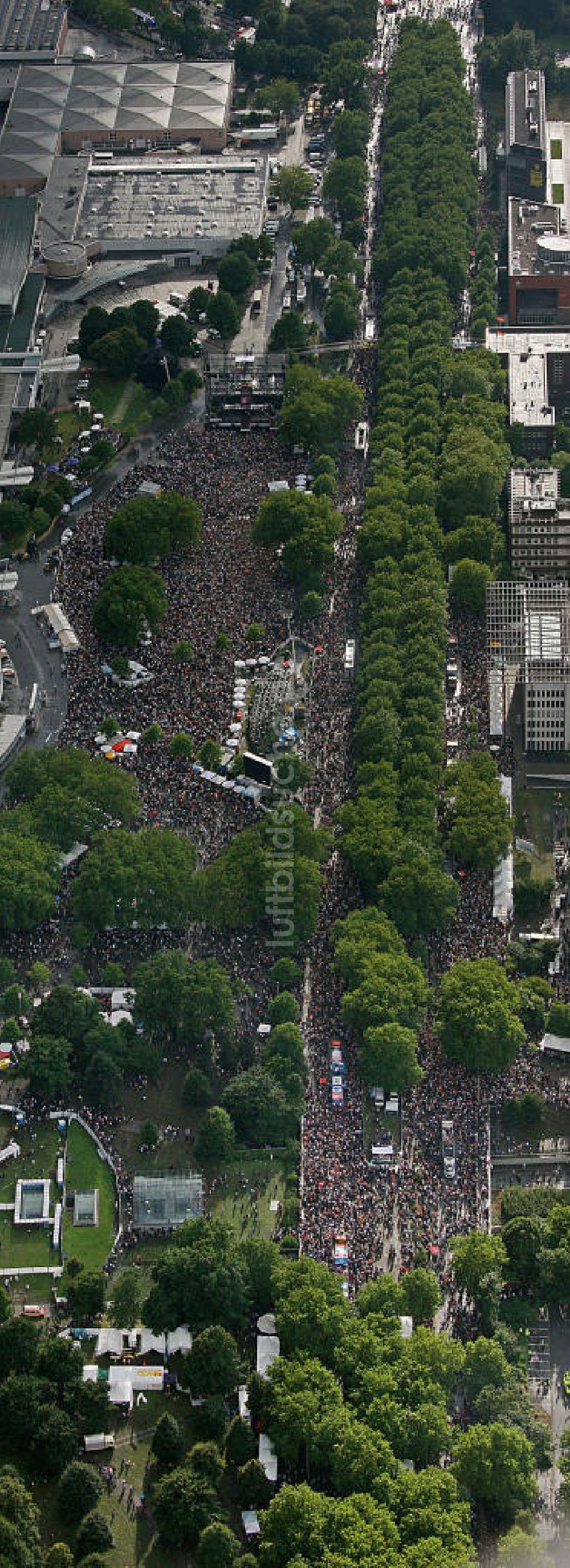 Luftbild Dortmund - Loveparade 2008 in Dortmund