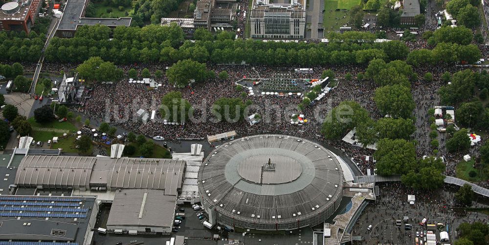 Dortmund von oben - Loveparade 2008 in Dortmund