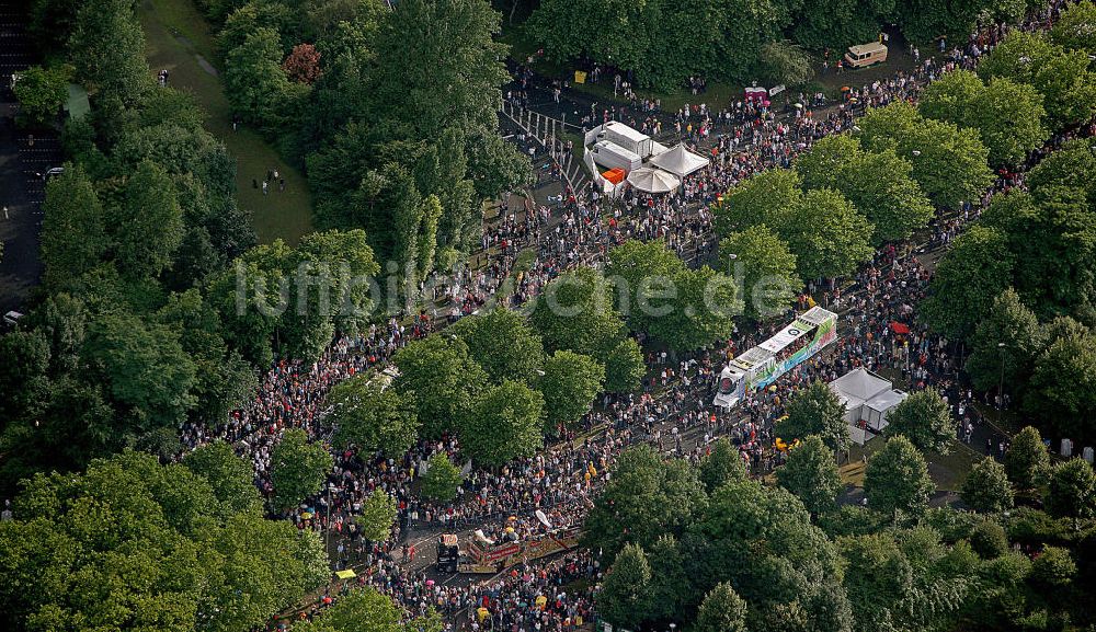 Luftbild Dortmund - Loveparade 2008 in Dortmund