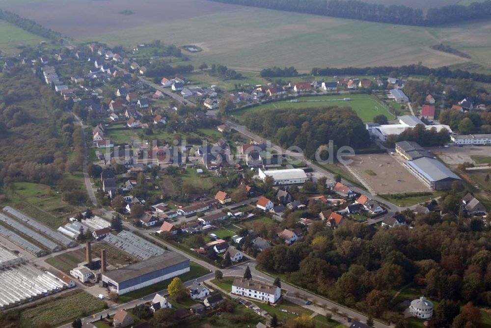 Trinwillershagen von oben - LPG in Trinwillershagen