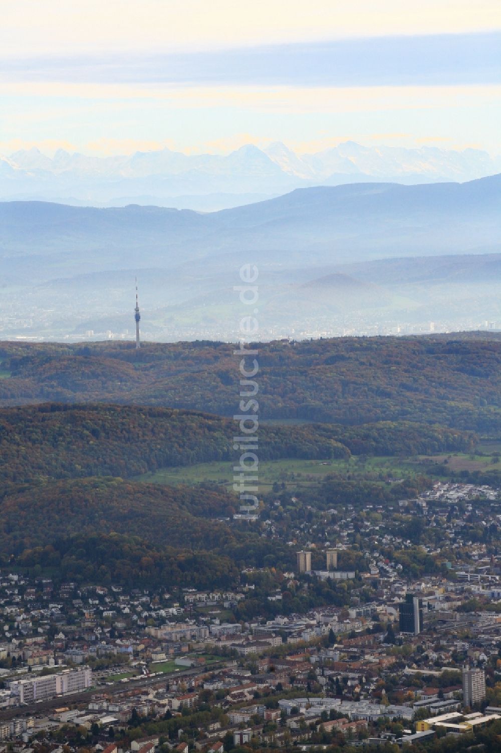 Lörrach aus der Vogelperspektive: Lörrach in Baden-Württemberg