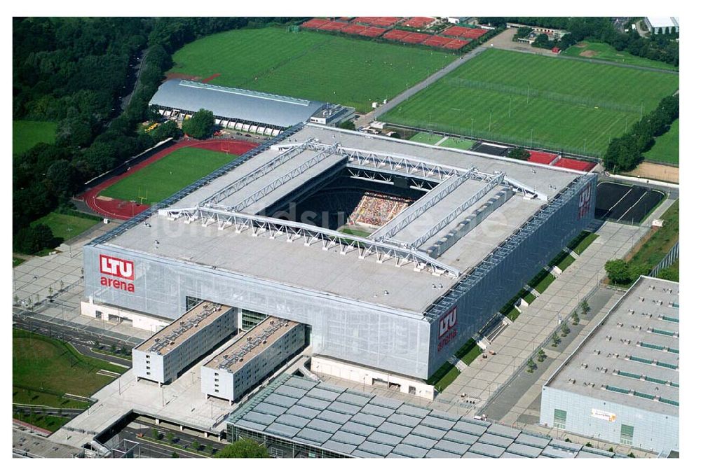 Düsseldorf (NRW) von oben - LTU arena Düsseldorf