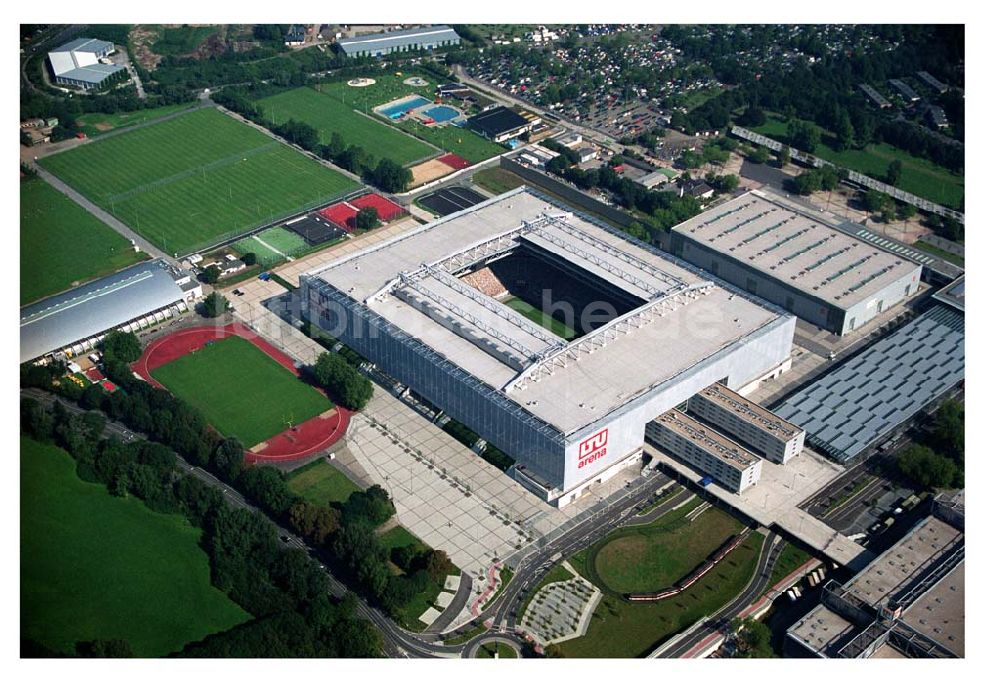 Düsseldorf (NRW) aus der Vogelperspektive: LTU arena Düsseldorf