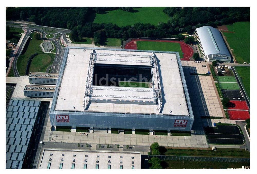 Düsseldorf (NRW) aus der Vogelperspektive: LTU arena Düsseldorf