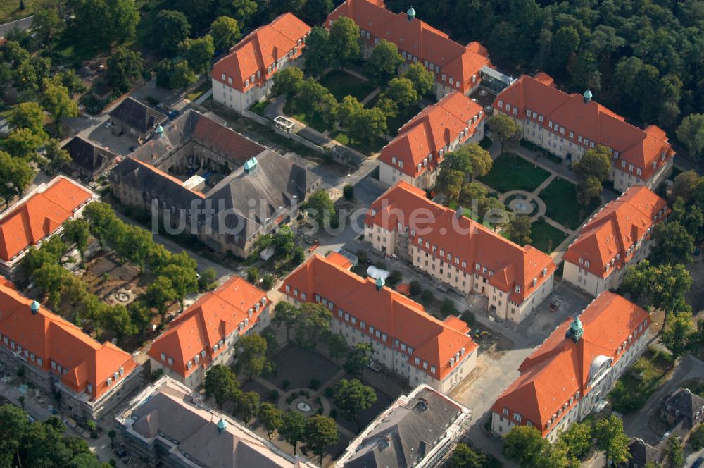 Luftaufnahme Berlin - Ludwig Park Wohnen für Genartionen in Berlin Buch