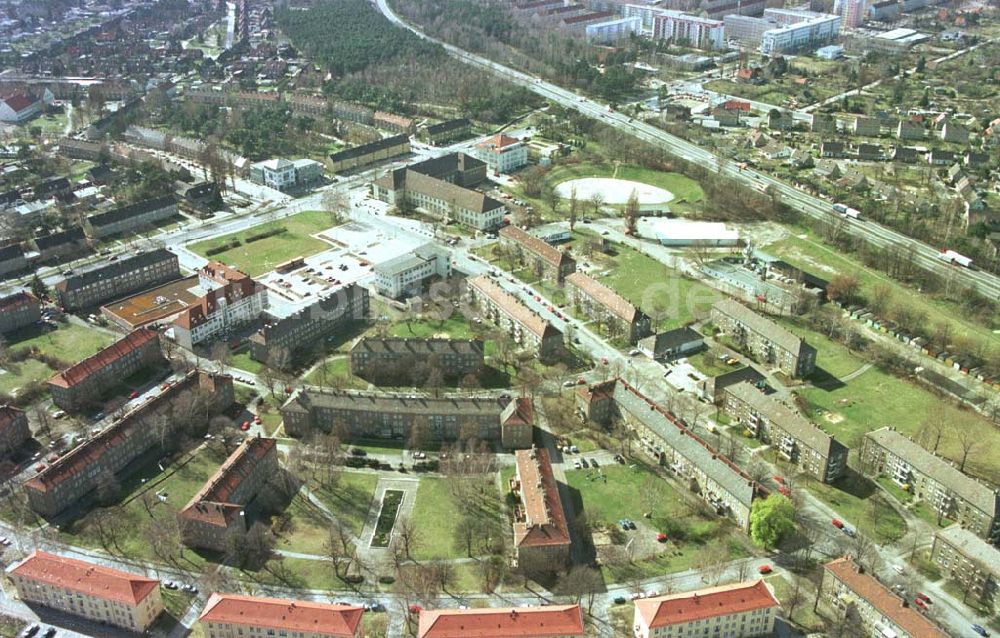 Luftbild Ludwigsfelde / Brandenburg - Ludwigsfelde mit südlichem Berliner Ring in Brandenburg.