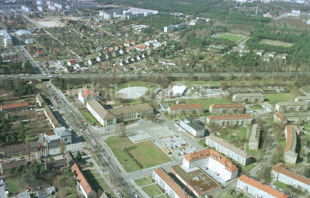 Luftaufnahme Ludwigsfelde / Brandenburg - Ludwigsfelde mit südlichem Berliner Ring in Brandenburg.