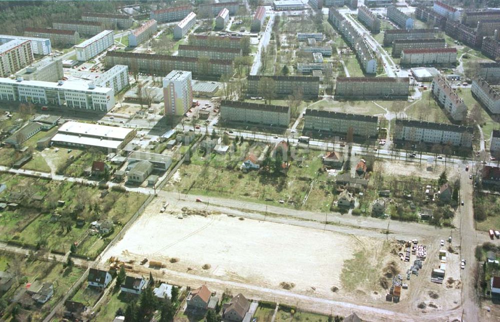 Luftaufnahme Ludwigsfelde / Brandenburg - Ludwigsfelde mit südlichem Berliner Ring in Brandenburg.